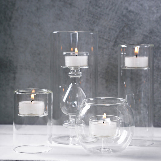 P10 - Glass Candle Holder for Candlelight Dinner