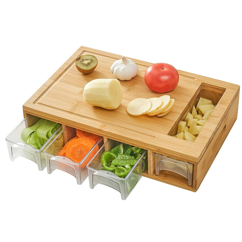 P19 - Bamboo Cutting Board with Graters