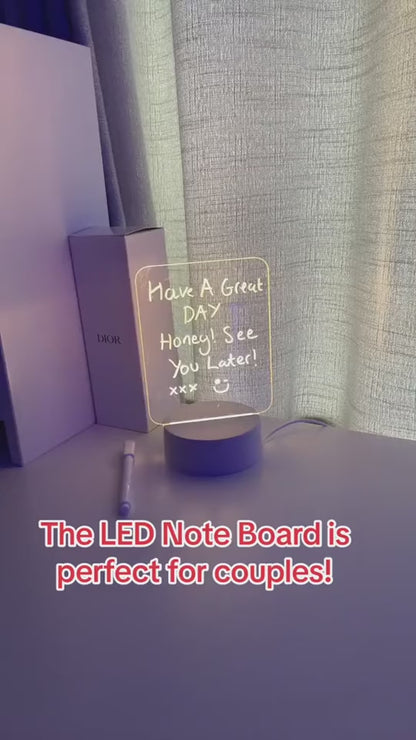 H01 - Elegant LED Note Board